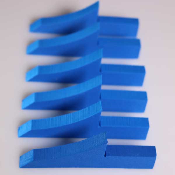 Blue EVA Foam End Seals for MPS Presses Blue EVA Foam End Seals for MPS Presses