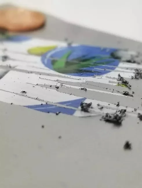 Black Meta Scratch-Off Ink - The Flexo Factor