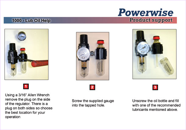 Powerwise FRL Unit Lubricators